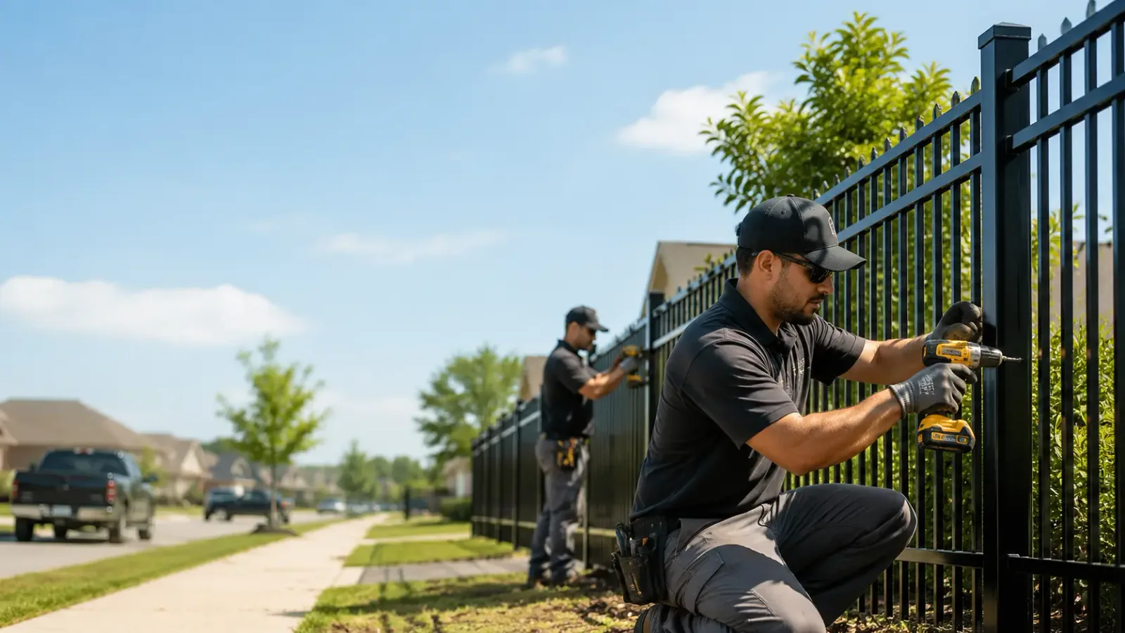 Metal Fence Installation in Woodbury, TN